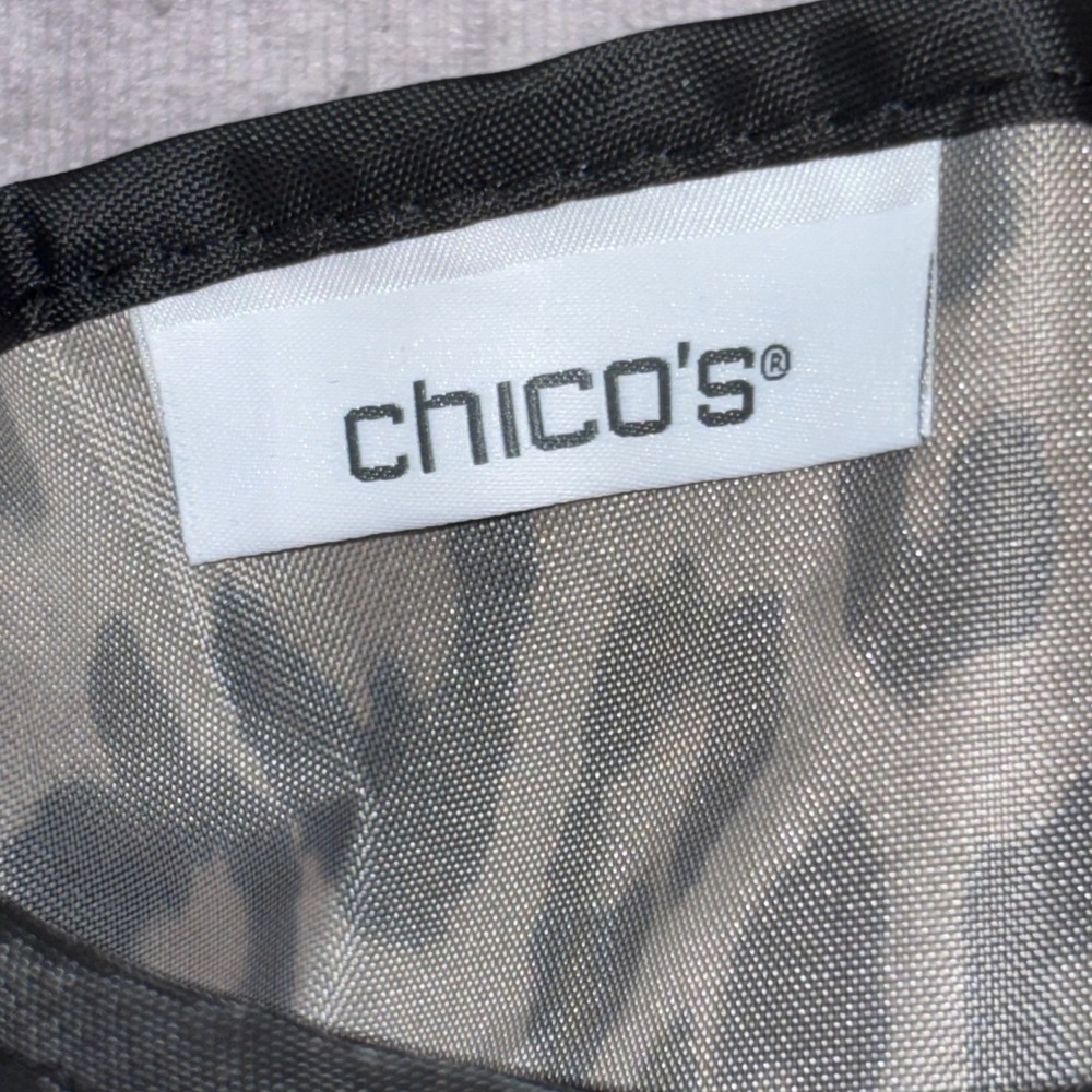 NWT Chico's Brown Leopard Print Mob Wife Garment Bag Travel Suit Cover - Picture 4 of 9